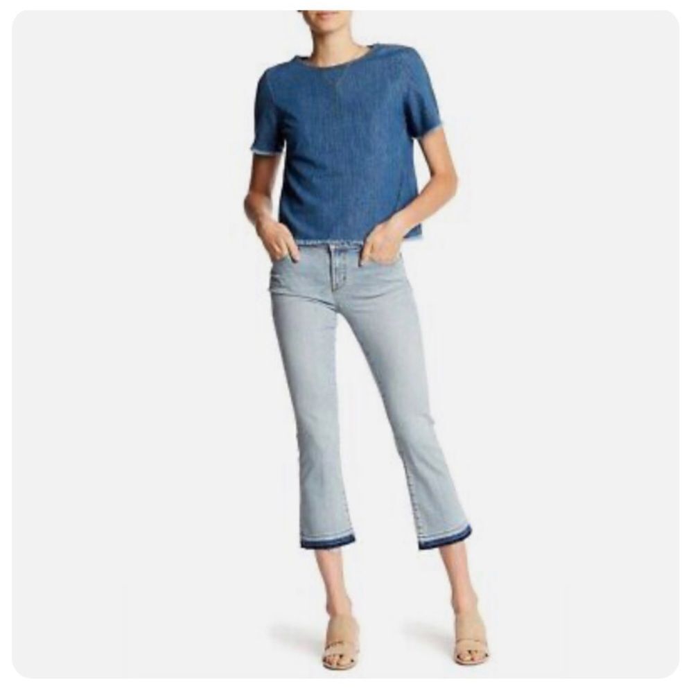 J Brand | Selena Cropped Casual Deserted Blue, Size 28